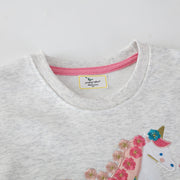 Mädchen Sweatshirt mit zauberhaftem Einhornmotiv Drune