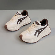 Damen moderne Sneaker mit atmungsaktiver Mesh-Oberfläche und dämpfender Laufsohle