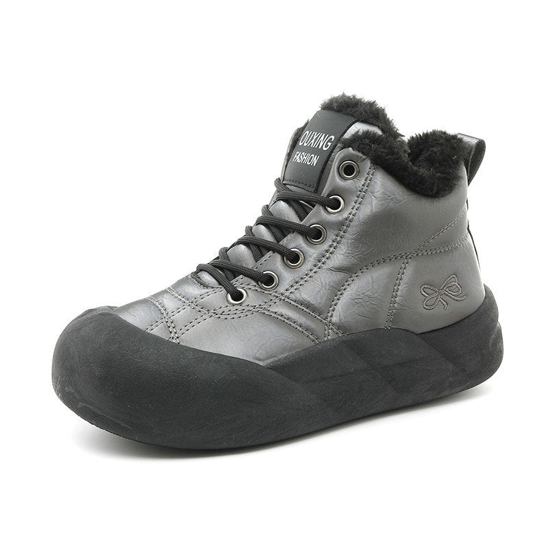Damen warme Winterschuhe mit kuscheligem Innenfutter und rutschfester Sohle