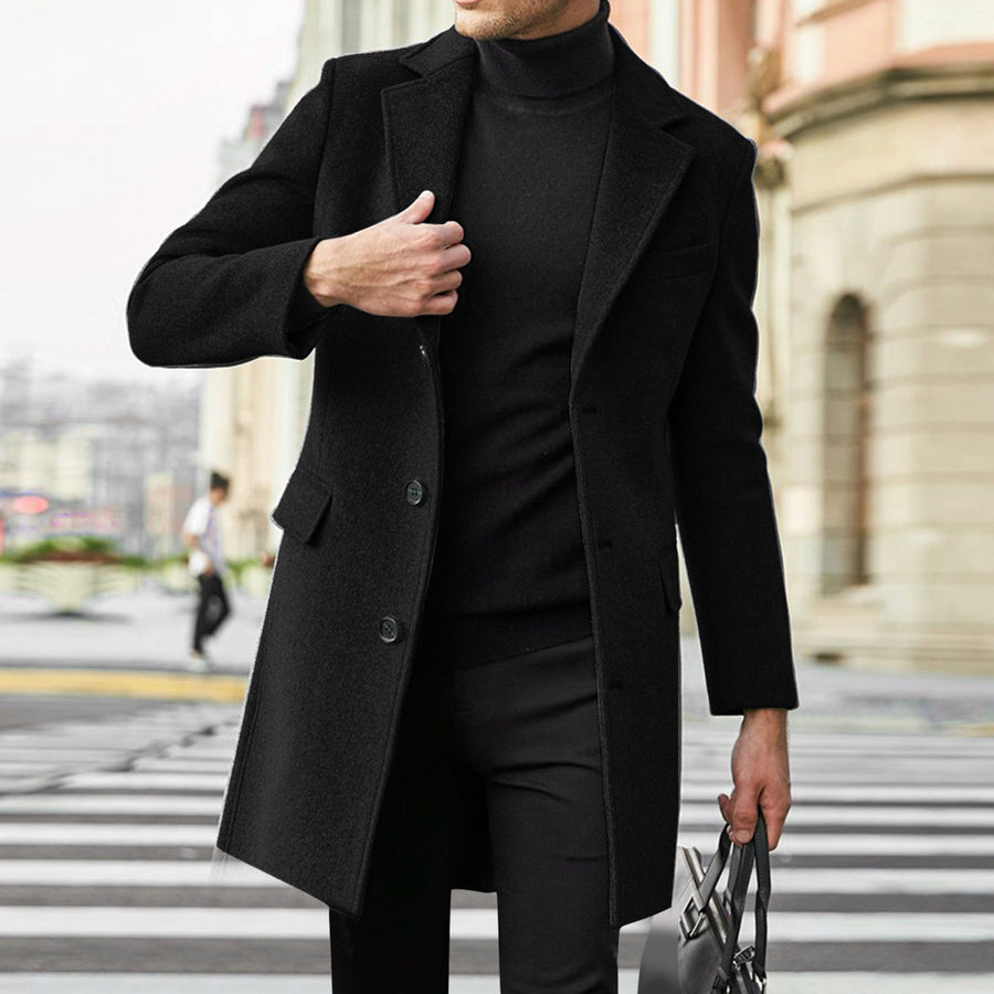 Herren eleganter Woolcoat Aliams