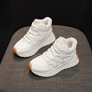 Damen High-Top Sneakers mit samtigem Innenfutter und rutschfester Sohle