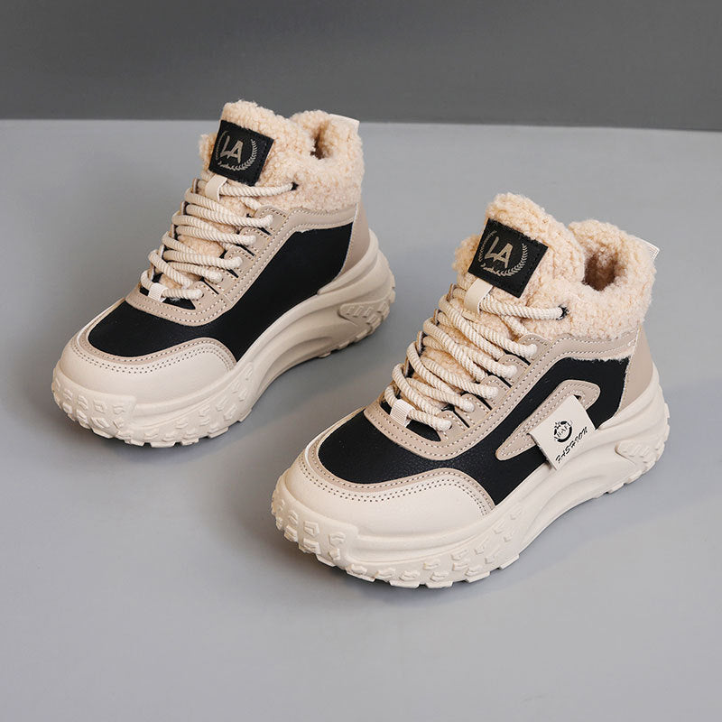 Damen isolierende High-Top Sneakers mit weichem Innenfutter und rutschfester Sohle