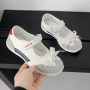 Damen Sportschuhe mit Klettverschluss und attraktivem Schleifen-Design
