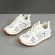 Damen Sportliche Sneakers mit atmungsaktivem Mesh-Obermaterial und stoßdämpfendem Fußbett