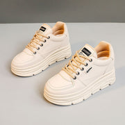 Damen modische Plateau-Sneaker mit komfortabler Dämpfung
