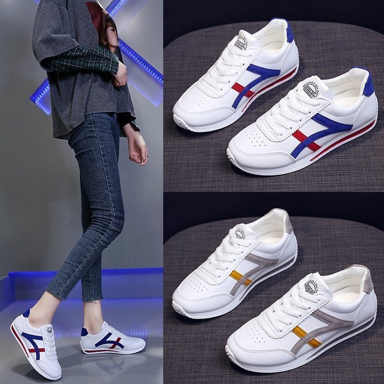 Damen Retro-Inspirierte Freizeitschuhe mit atmungsaktiver Lederoberfläche und bequemer Dämpfung Heidi-Mode