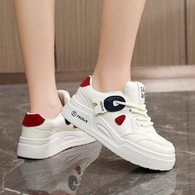 Damen Chunky Sneakers mit modischen Akzenten und bequemer Dämpfung