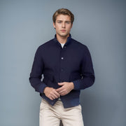 Herren modische Chino-Jacke mit praktischen Taschen Aliams