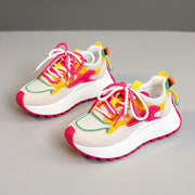 Damen Sportliche Chunky Sneakers mit verspieltem Farbdesign