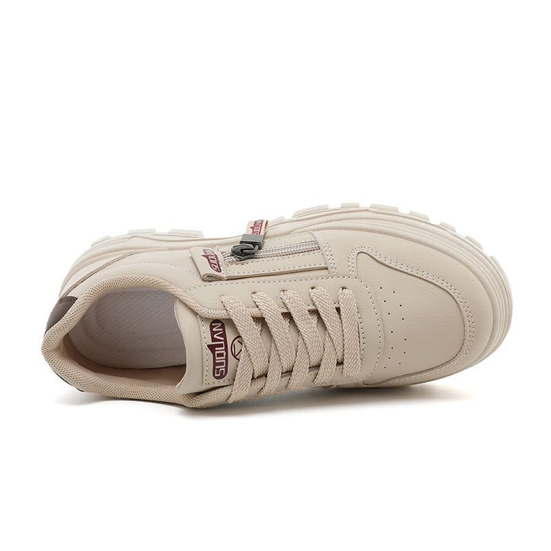 Damen Sportliche Sneaker mit praktischem Reißverschluss und rutschfester Sohle