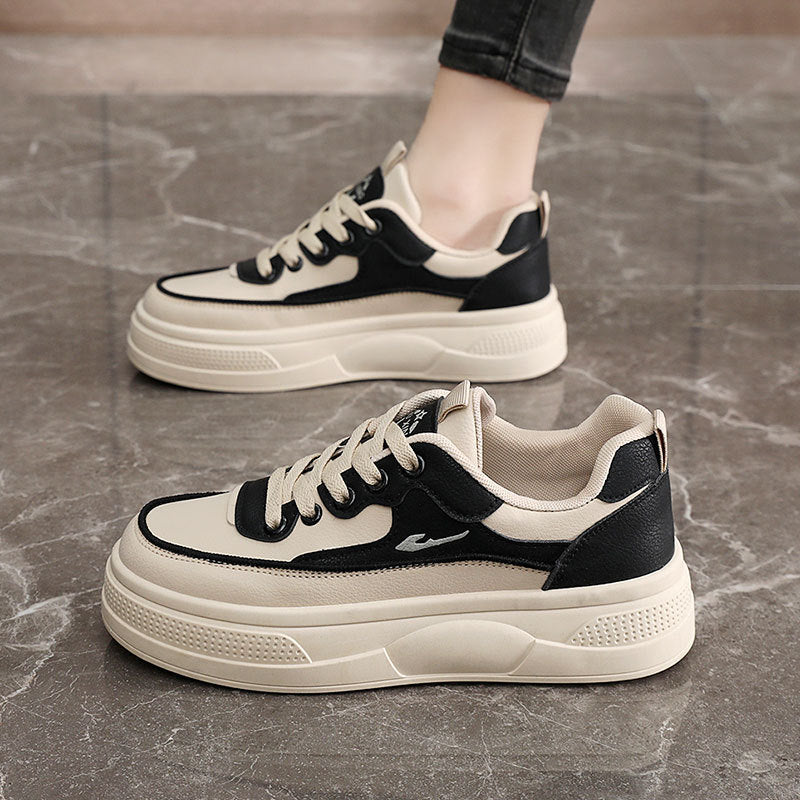 Damen Sneakers mit trendigem Plateausohlen-Design und atmungsaktiven Materialien