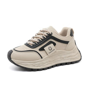 Damen Sportliche Chunky Sneakers mit rutschfester Gummisohle und atmungsaktivem Obermaterial