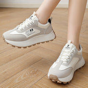 Damen Chunky Sneakers mit atmungsaktiven Mesh-Einsätzen und dämpfender Sohle