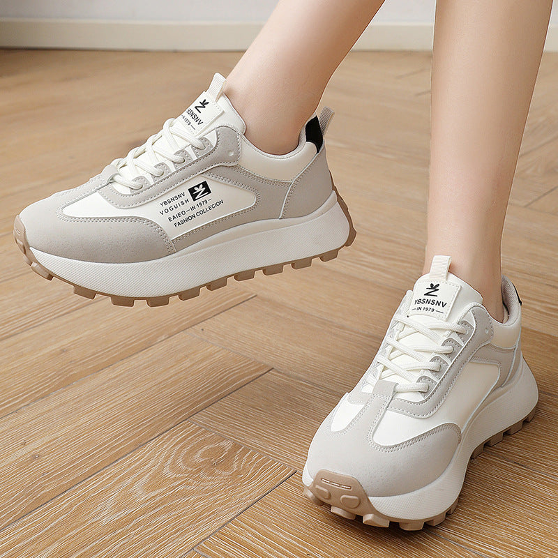 Damen Chunky Sneakers mit atmungsaktiven Mesh-Einsätzen und dämpfender Sohle