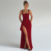Valentina | Elegantes Maxikleid mit femininem Rückendesign