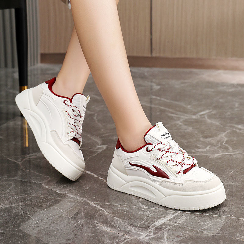 Damen modische Sneaker mit dämpfender Laufsohle und atmungsaktivem Obermaterial