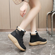 Damen modische Winterstiefel mit kuscheligem Fleece-Futter und rutschfester Sohle