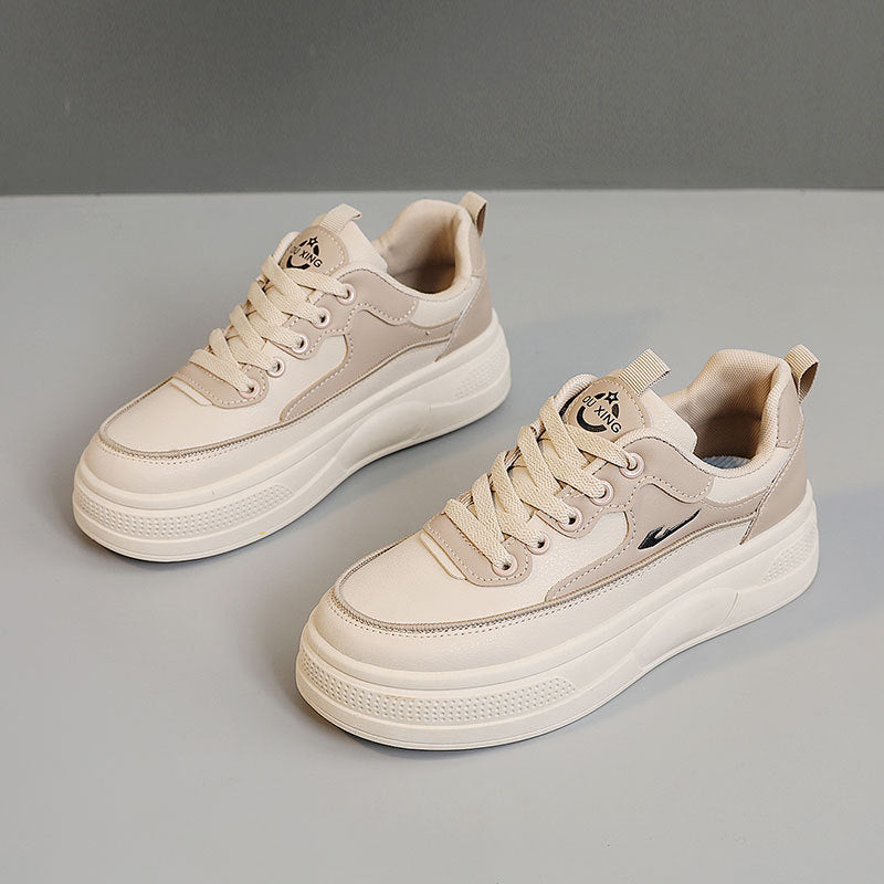 Damen Sneakers mit trendigem Plateausohlen-Design und atmungsaktiven Materialien
