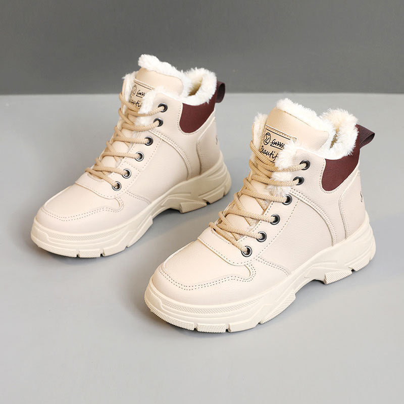 Damen gefütterte High-Top Sneaker