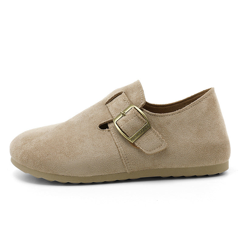 Damen Clogs mit praktischem Schnallenverschluss und rutschfester Sohle