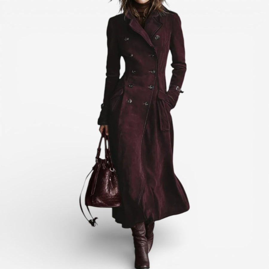 Ingeborg – Wildleder Trenchcoat