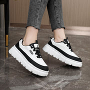 Damen Sportliche Plateau Sneaker