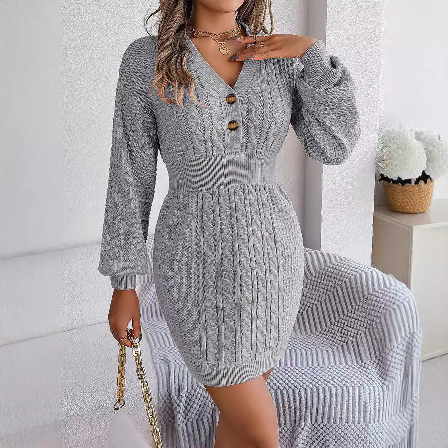 Mira | Damen Bodycon-Strickkleid modern & elegant