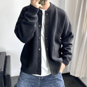 Gustav | Pullover mit Kaschmirgefühl und Knopfverschluss