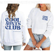 Damen Sweatshirt mit coolem Club-Motiv