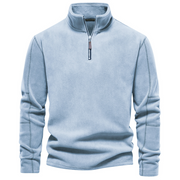 Bruno | Herren Klassisches Sweatshirt mit Viertelreißverschluss am Kragen