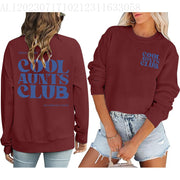 Damen Sweatshirt mit coolem Club-Motiv
