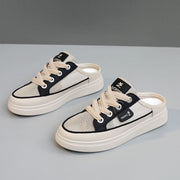 Damen Slip-On Sneakers mit luftdurchlässigem Obermaterial und flexibel rutschfester Sohle