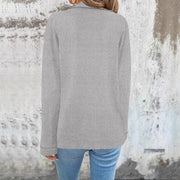 Damen modische Oversized-Blazerjacke mit praktischen Taschen