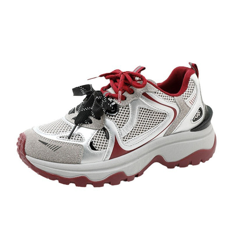 Damen sportliche Multifunktionssneaker mit atmungsaktiver Mesh-Oberfläche und dämpfender Sohle