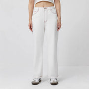 Damen elegante Jeans mit fruchtigen Stickereien
