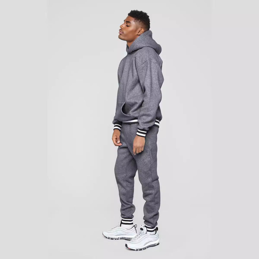 Herren Sportliches Sweatshirt und Jogginghose Set Aliams