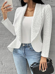 Damen Strukturierte Jacke mit modernem Schnitt