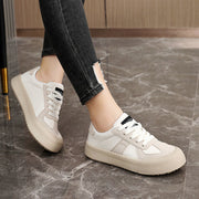 Damen modische Sneaker mit hochwertigem Wildleder und atmungsaktivem Mesh-Obermaterial