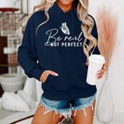 Damen Kapuzenpullover mit kreativem Motiv und bequemer Schnittführung