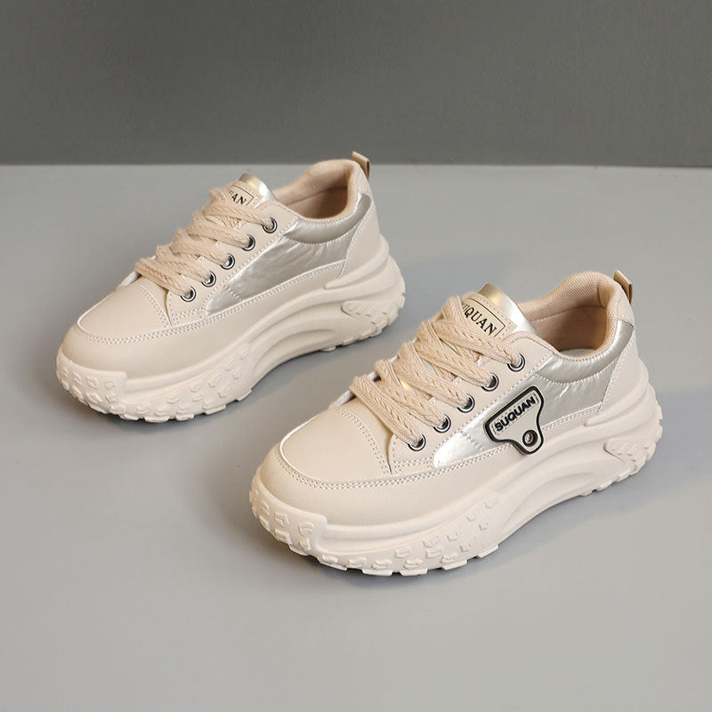 Damen Sportliche Chunky Sneakers mit dämpfender Laufsohle und atmungsaktivem Mesh-Obermaterial