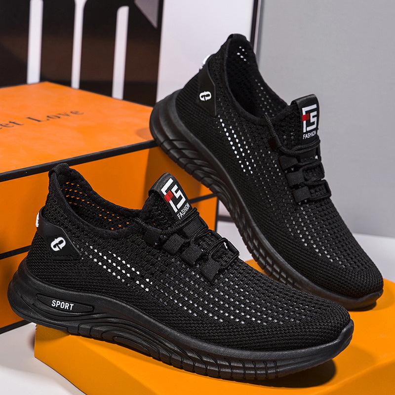 Herren Atmungsaktive Mesh-Laufschuhe mit flexiblem Design Heidi-Mode