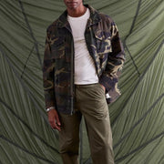 Herren lässige Utility-Jacke mit praktischen Taschen und hohem Kragen Aliams