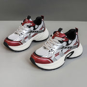 Damen Sportliche Sneaker mit atmungsaktivem Netz-Material und stoßdämpfender Sohle