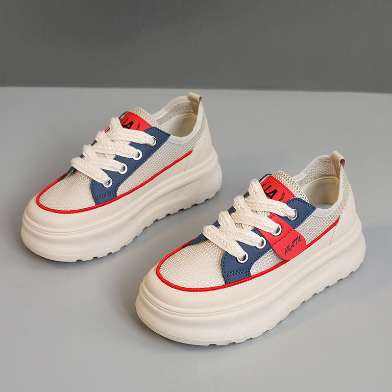Damen Sportliche Sneakers mit atmungsaktiver Mesh-Oberfläche und dämpfender Laufsohle