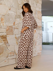 Salome | Schickes zweiteiliges bedrucktes Co-Ord Set