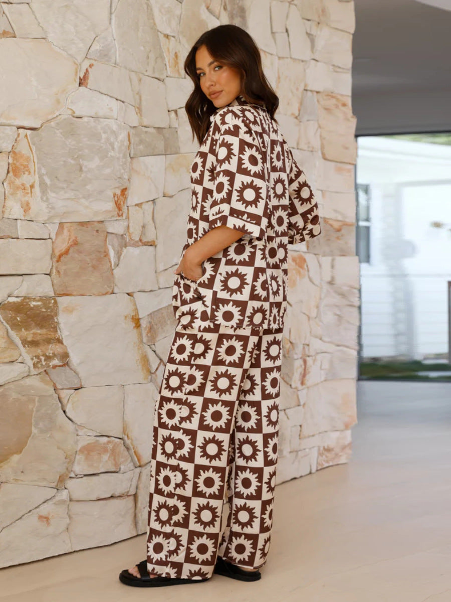Salome | Schickes zweiteiliges bedrucktes Co-Ord Set