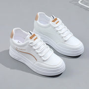 Damen modische Sneakers mit dämpfender Laufsohle und trendigem Design