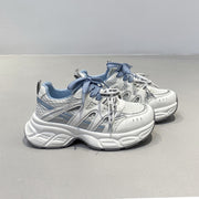 Damen Komfortable Lauf-Sneaker mit atmungsaktiver Netz-Oberfläche und dämpfender Sohle