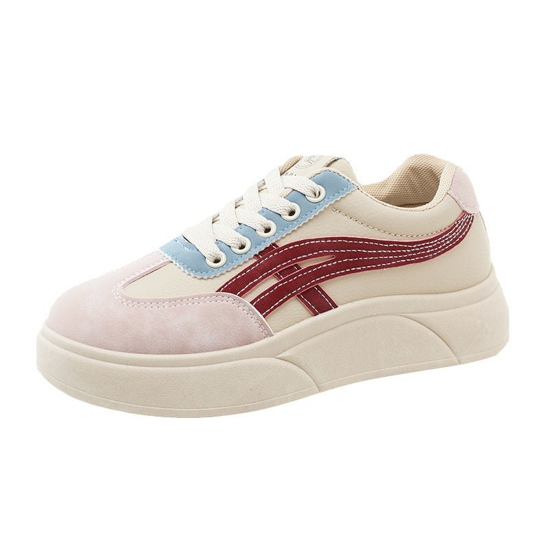 Damen modische Sneakers mit komfortabler Plattform und sportlichen Akzenten