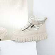 Damen Trendige Winterstiefel mit gepolsterter Innensohle und rutschfester Profilsohle